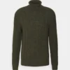 Pier One Uomo NEW CABLE TURTLENECK JUMPER - Maglione - Mottled Olive -Offerta Economica Pier One 0459fb10b43a4ed98a7e95aa60d5ed37