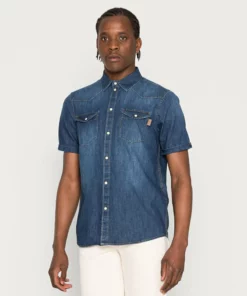 Pier One Uomo Camicia - Dark Blue