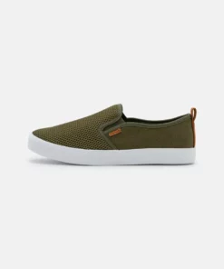 Pier One UNISEX - Scarpe Senza Lacci - Khaki