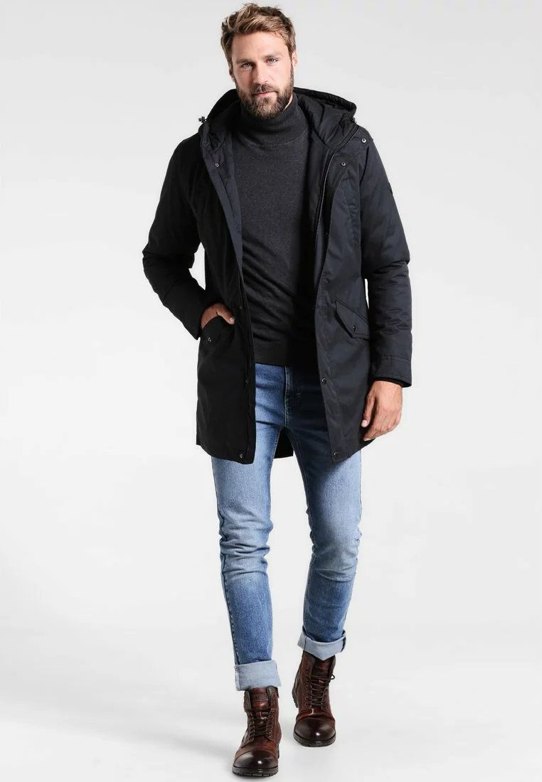 Pier One Uomo Parka - Black 4 Pier One Uomo Parka - Black - immagine 2