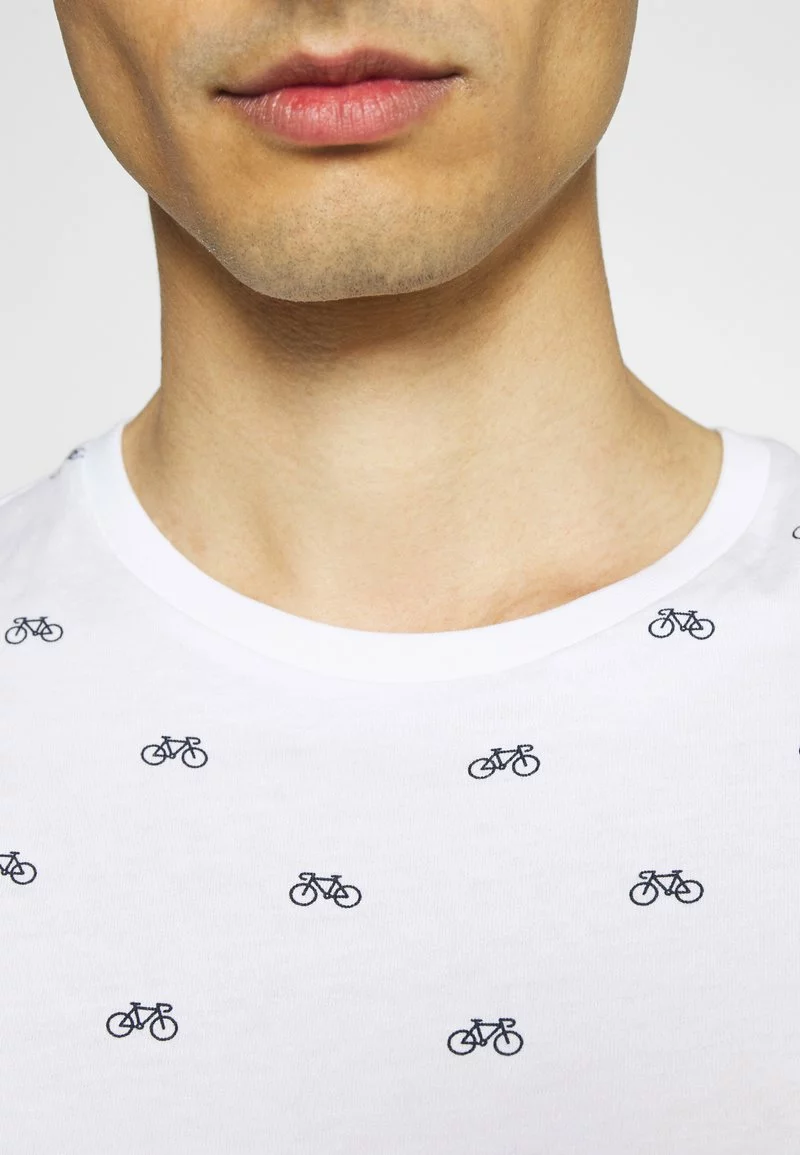 Pier One Uomo T-shirt Con Stampa - White 8 Pier One Uomo T-shirt Con Stampa - White - immagine 6