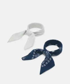 Pier One UNISEX 2 PACK - Foulard - Grey/dark Blue