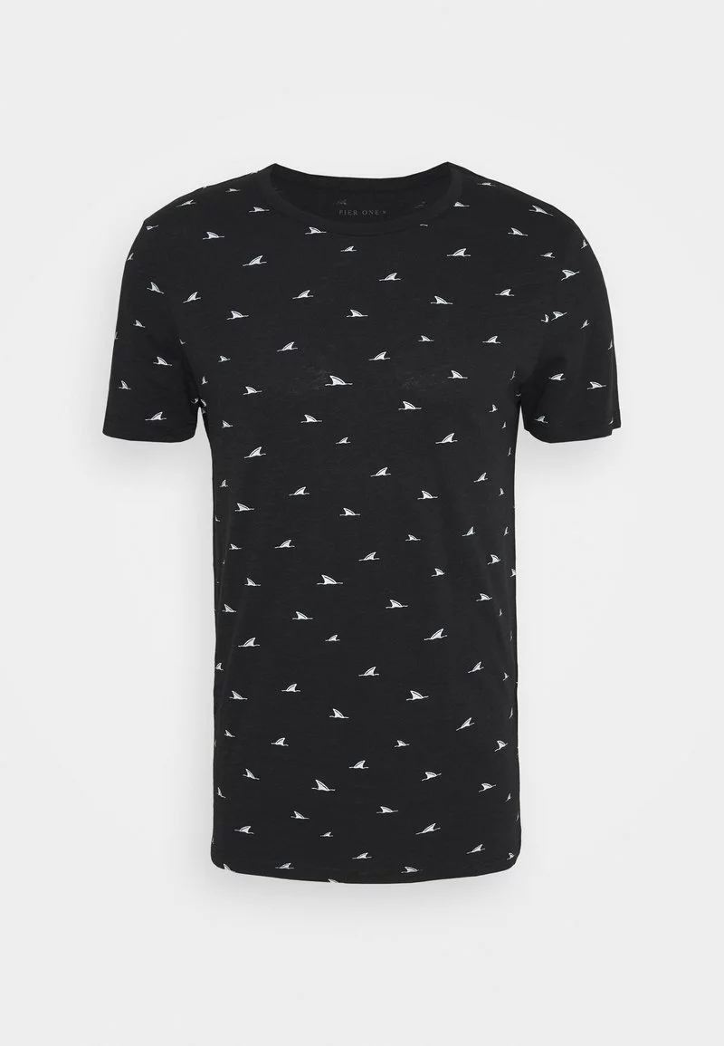 Pier One Uomo T-shirt Con Stampa - Black 7 Pier One Uomo T-shirt Con Stampa - Black - immagine 5