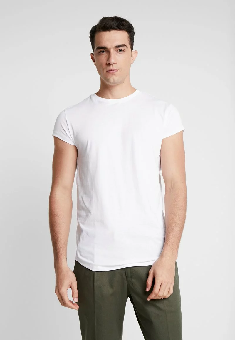 Pier One Uomo T-shirt Basic - White 3 Pier One Uomo T-shirt Basic - White