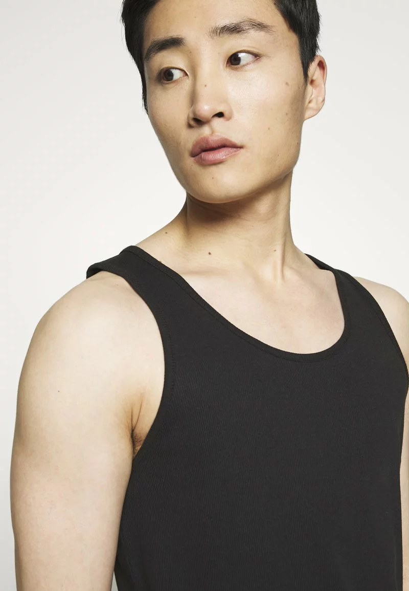 Pier One Uomo 3 PACK - Top - White/black 9 Pier One Uomo 3 PACK - Top - White/black - immagine 7