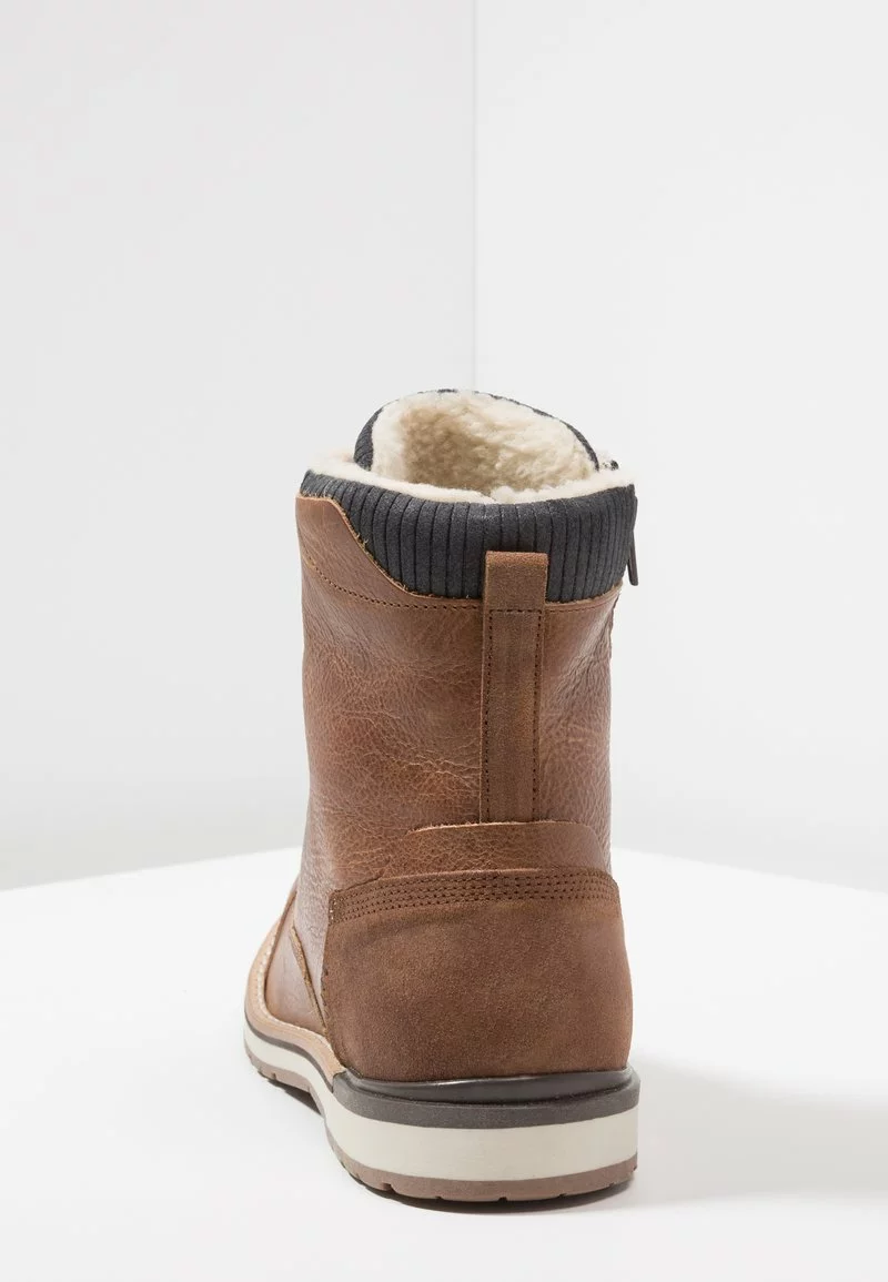 Pier One Uomo Stivaletti Stringati - Cognac 6 Pier One Uomo Stivaletti Stringati - Cognac - immagine 4