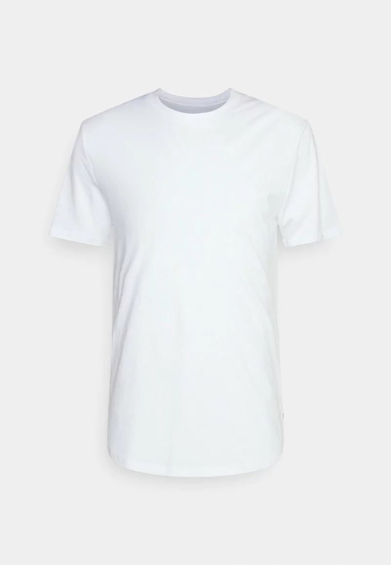 Pier One Uomo 3 PACK - T-shirt Basic - White/dark Grey 5 Pier One Uomo 3 PACK - T-shirt Basic - White/dark Grey - immagine 3