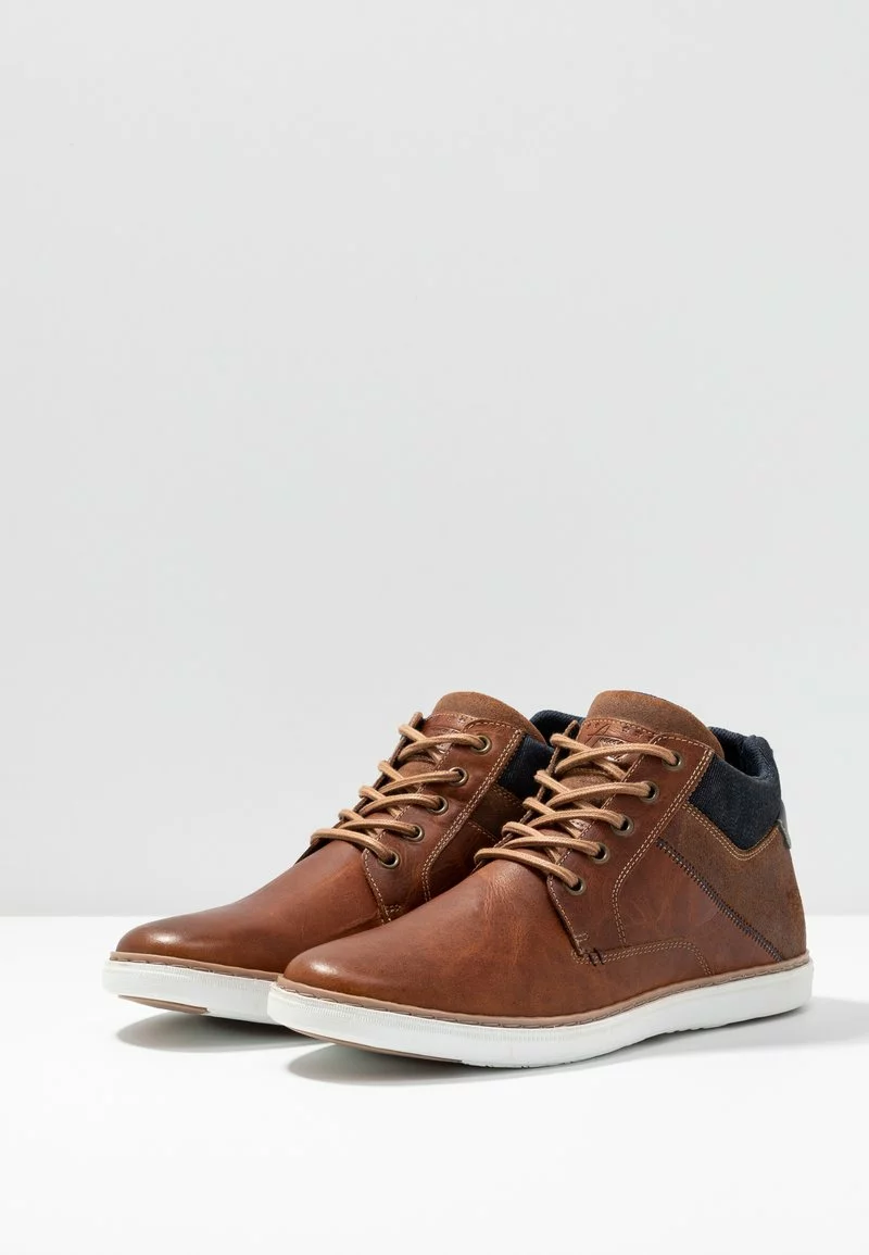 Pier One Uomo Sneakers Alte - Cognac 5 Pier One Uomo Sneakers Alte - Cognac - immagine 3
