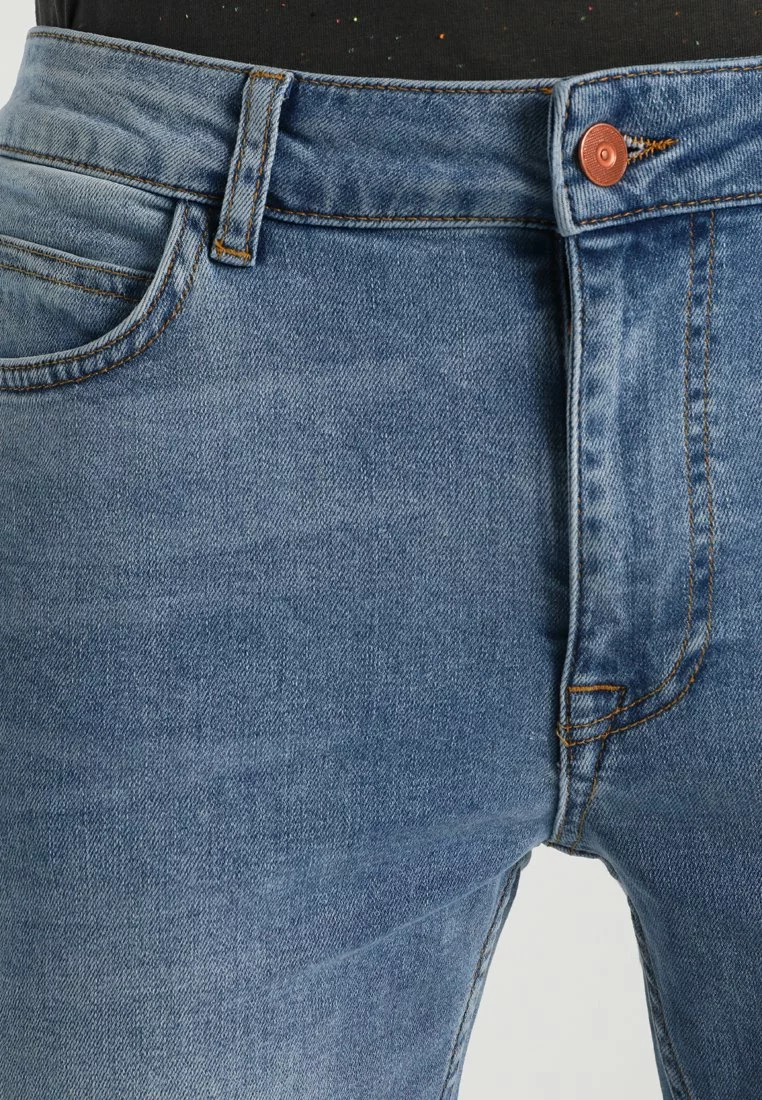 Pier One Uomo Jeans Skinny Fit - Light Blue 6 Pier One Uomo Jeans Skinny Fit - Light Blue - immagine 4