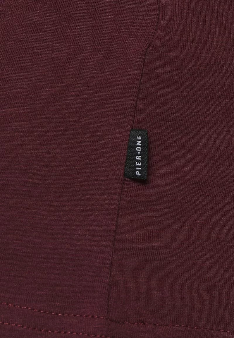 Pier One Uomo Maglietta A Manica Lunga - Bordeaux 8 Pier One Uomo Maglietta A Manica Lunga - Bordeaux - immagine 6