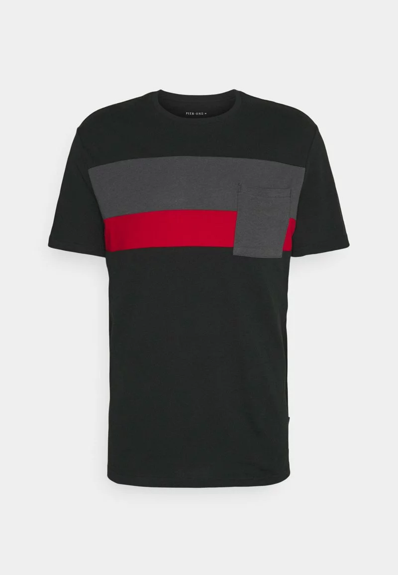 Pier One Uomo T-shirt Basic - Black 8 Pier One Uomo T-shirt Basic - Black - immagine 6