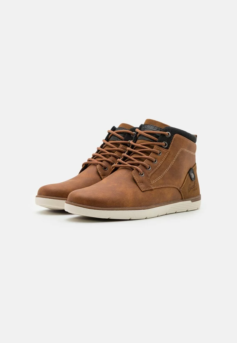 Pier One Uomo Sneakers Alte - Cognac 4 Pier One Uomo Sneakers Alte - Cognac - immagine 2