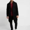 Pier One Uomo Cappotto Classico - Black -Offerta Economica Pier One 3010fca4ed984580b242f2ff85d05f1d