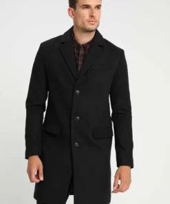 Pier One Uomo Cappotto Classico - Black