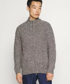 Pier One Uomo Cardigan - Mottled Grey