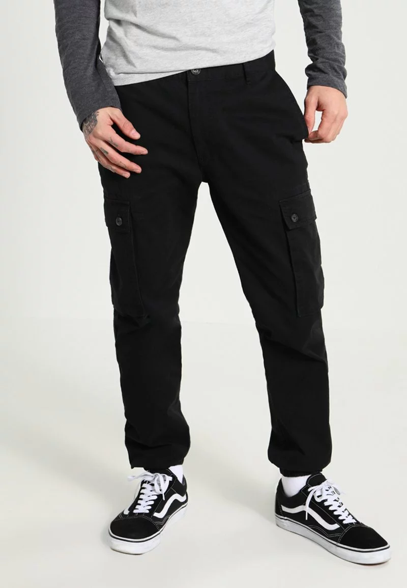 Pier One Uomo Pantaloni Cargo - Black 3 Pier One Uomo Pantaloni Cargo - Black