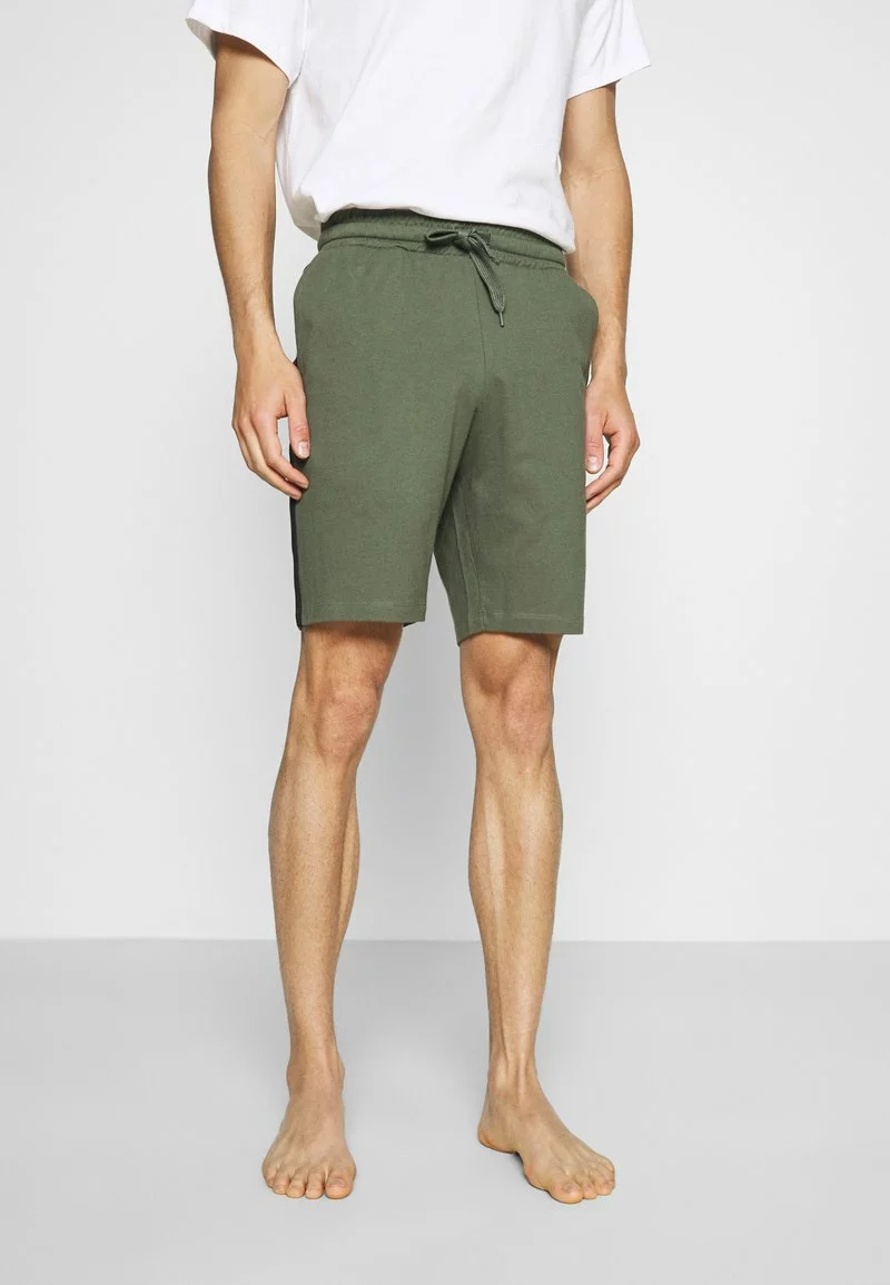 Pier One Uomo LOUNGE STRIPED SHORTS - Pantaloni Del Pigiama - Khaki/black 3 Pier One Uomo LOUNGE STRIPED SHORTS - Pantaloni Del Pigiama - Khaki/black