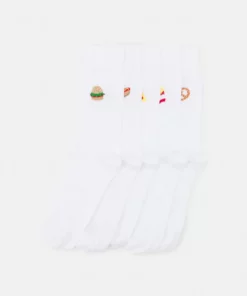 Pier One Uomo 5 PACK - Calze - White