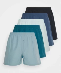 Pier One Uomo 5 PACK - Boxer - Dark Blue/blue/light Blue