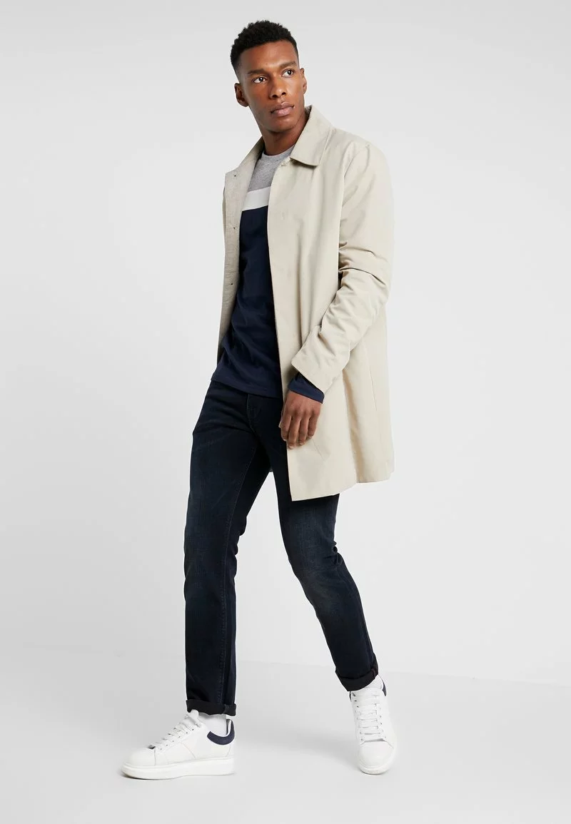 Pier One Uomo Maglietta A Manica Lunga - Grey/dark Blue 4 Pier One Uomo Maglietta A Manica Lunga - Grey/dark Blue - immagine 2