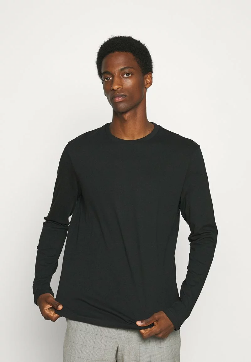 Pier One Uomo 3 PACK - Maglietta A Manica Lunga - Bordeaux/black/dark Blue 7 Pier One Uomo 3 PACK - Maglietta A Manica Lunga - Bordeaux/black/dark Blue - immagine 5