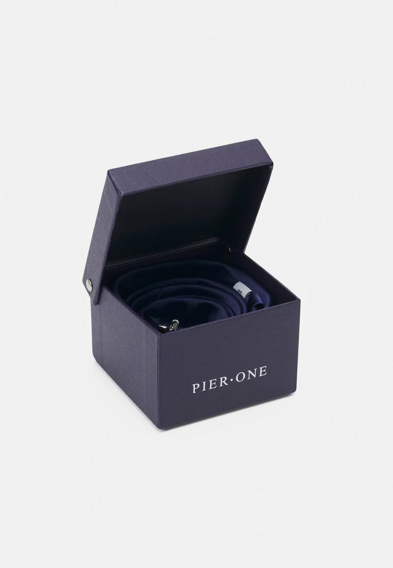Pier One Uomo SET - Cravatta - Dark Blue 6 Pier One Uomo SET - Cravatta - Dark Blue - immagine 4