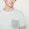 Pier One Uomo T-shirt Basic - Mottled Light Grey -Offerta Economica Pier One 3c98f1e337654a0496a9b9a17f351a84