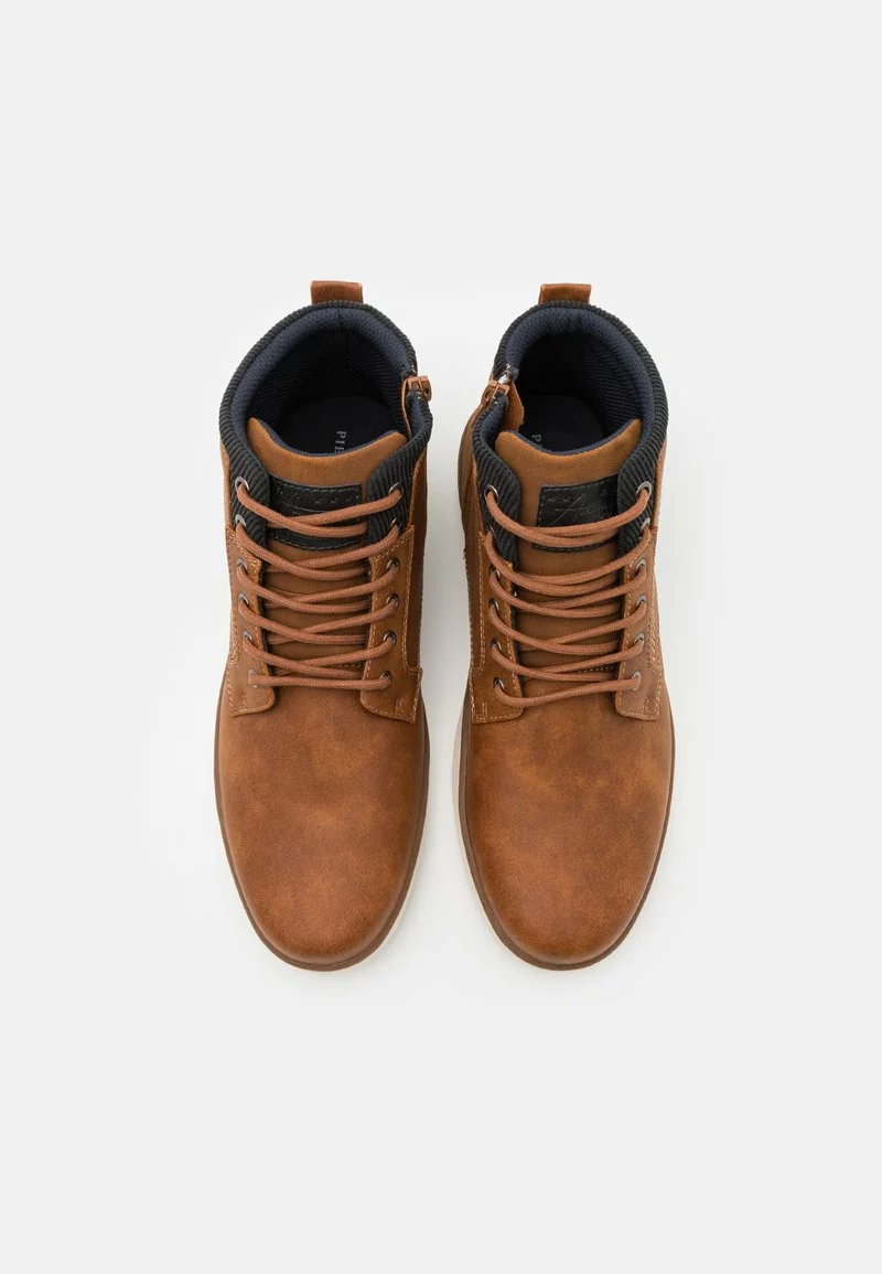 Pier One Uomo Sneakers Alte - Cognac 6 Pier One Uomo Sneakers Alte - Cognac - immagine 4