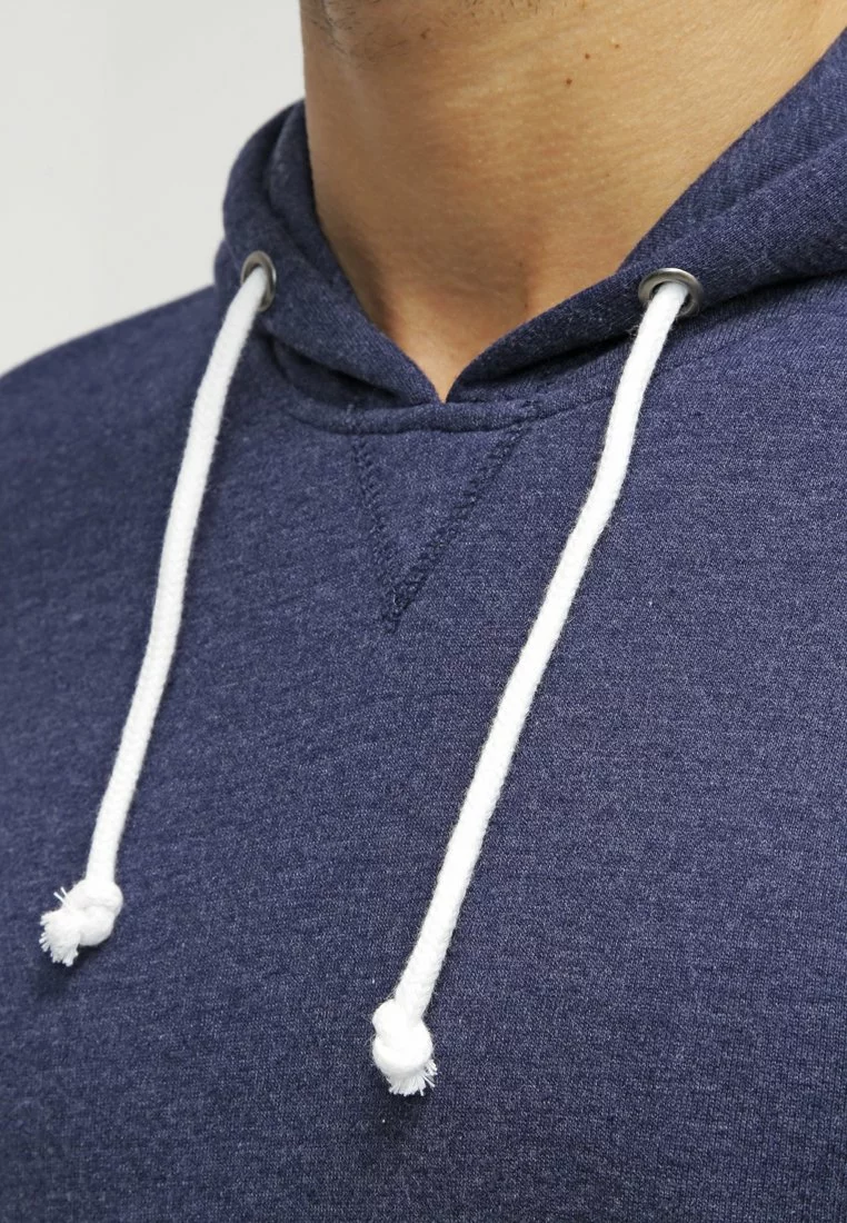 Pier One Uomo Felpa Con Cappuccio - Dark Blue Melange 9 Pier One Uomo Felpa Con Cappuccio - Dark Blue Melange - immagine 7