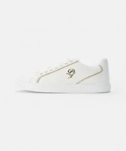 Pier One Unisex Sneakers Basse - White/gold