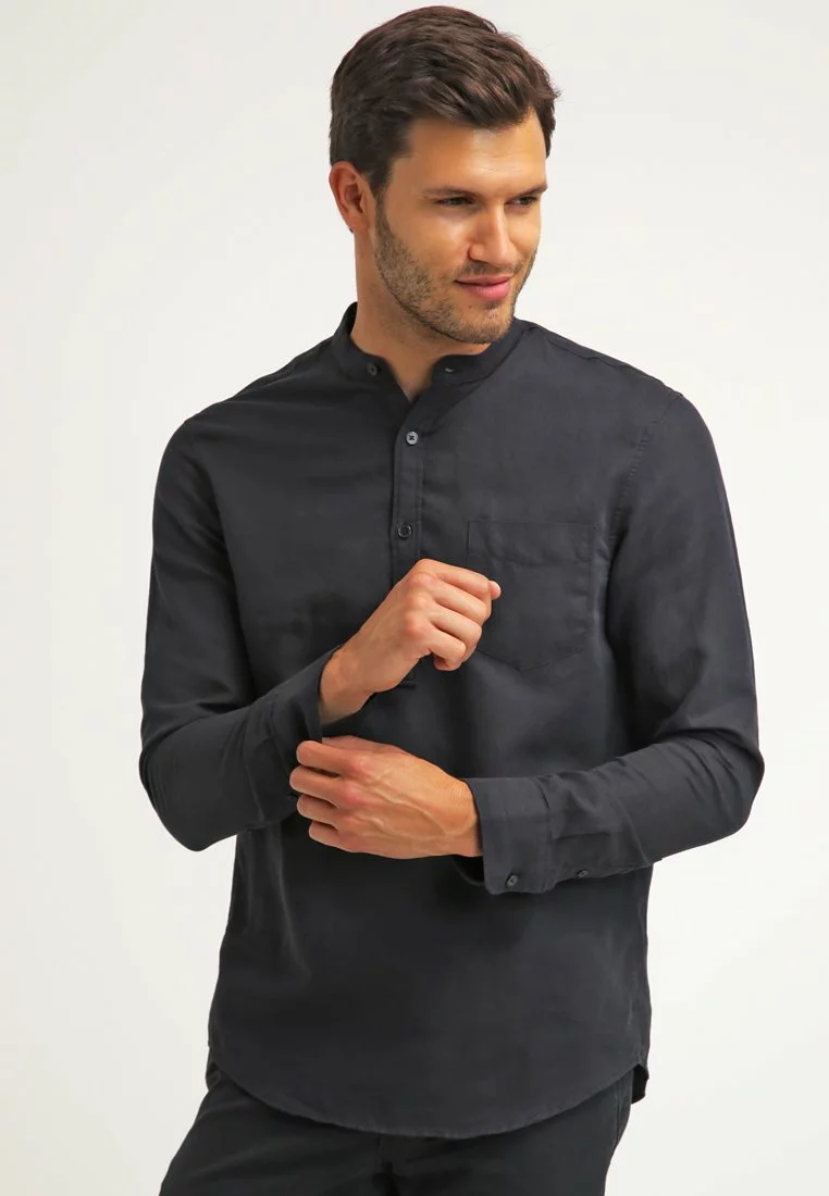 Pier One Uomo Camicia - Black 3 Pier One Uomo Camicia - Black