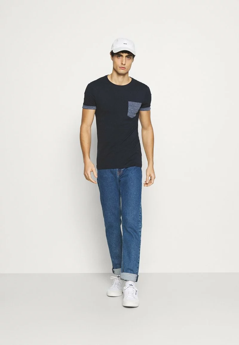 Pier One Uomo T-shirt Con Stampa - Dark Blue 4 Pier One Uomo T-shirt Con Stampa - Dark Blue - immagine 2