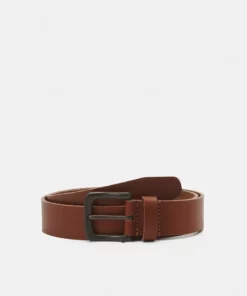 Pier One Uomo LEATHER - Cintura - Cognac