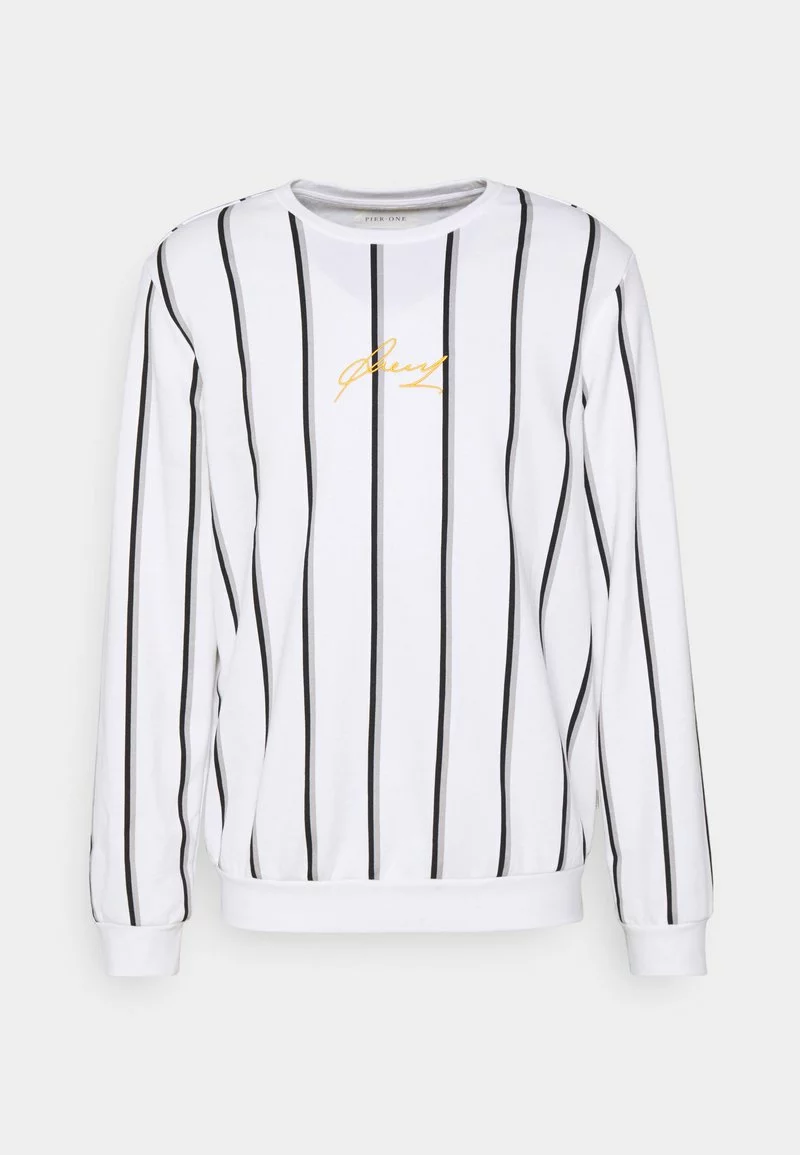 Pier One Uomo Felpa - White 6 Pier One Uomo Felpa - White - immagine 4