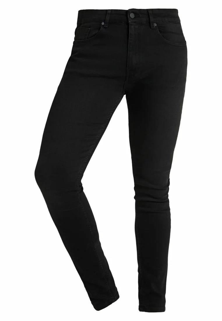Pier One Uomo Jeans Skinny Fit - Black Denim 6 Pier One Uomo Jeans Skinny Fit - Black Denim - immagine 4