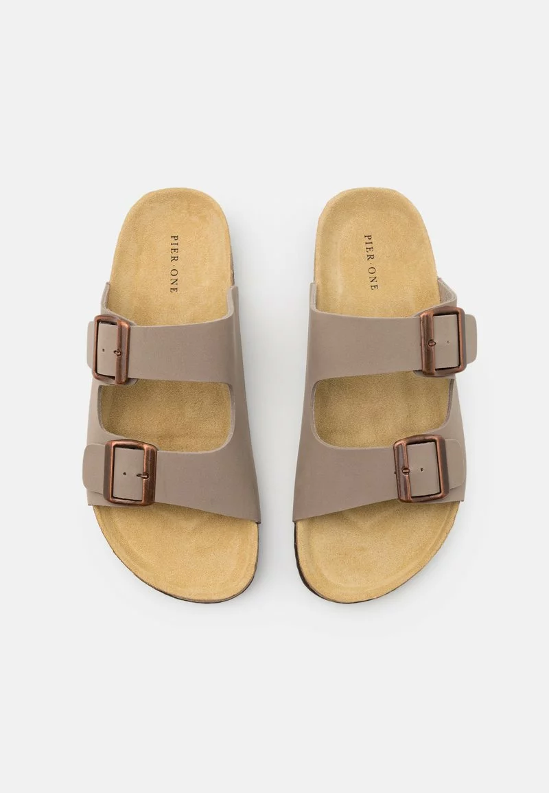 Pier One Uomo UNISEX - Pantofole - Stone 6 Pier One Uomo UNISEX - Pantofole - Stone - immagine 4