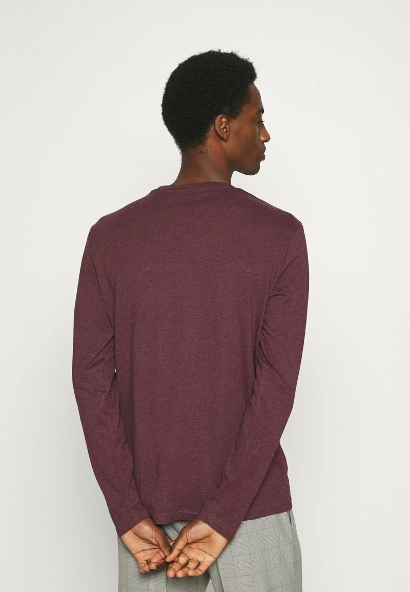 Pier One Uomo 3 PACK - Maglietta A Manica Lunga - Bordeaux/black/dark Blue 5 Pier One Uomo 3 PACK - Maglietta A Manica Lunga - Bordeaux/black/dark Blue - immagine 3