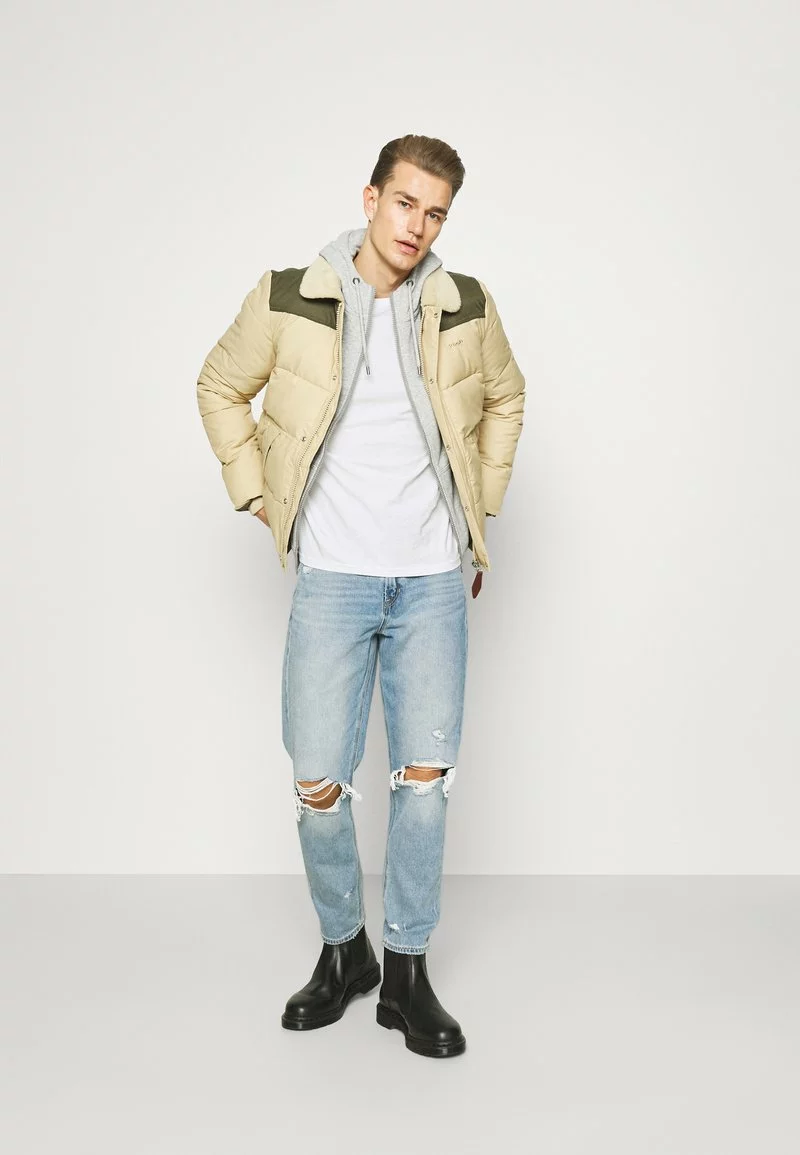 Pier One Uomo 3 PACK - Maglietta A Manica Lunga - Black/white/mottled Light Grey 3 Pier One Uomo 3 PACK - Maglietta A Manica Lunga - Black/white/mottled Light Grey