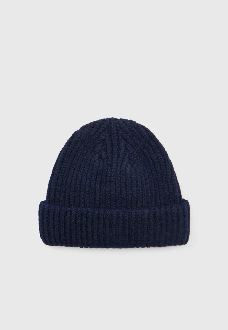 Pier One SHORT MICRO BEANIE UNISEX - Berretto - Dark Blue 3 Pier One SHORT MICRO BEANIE UNISEX - Berretto - Dark Blue