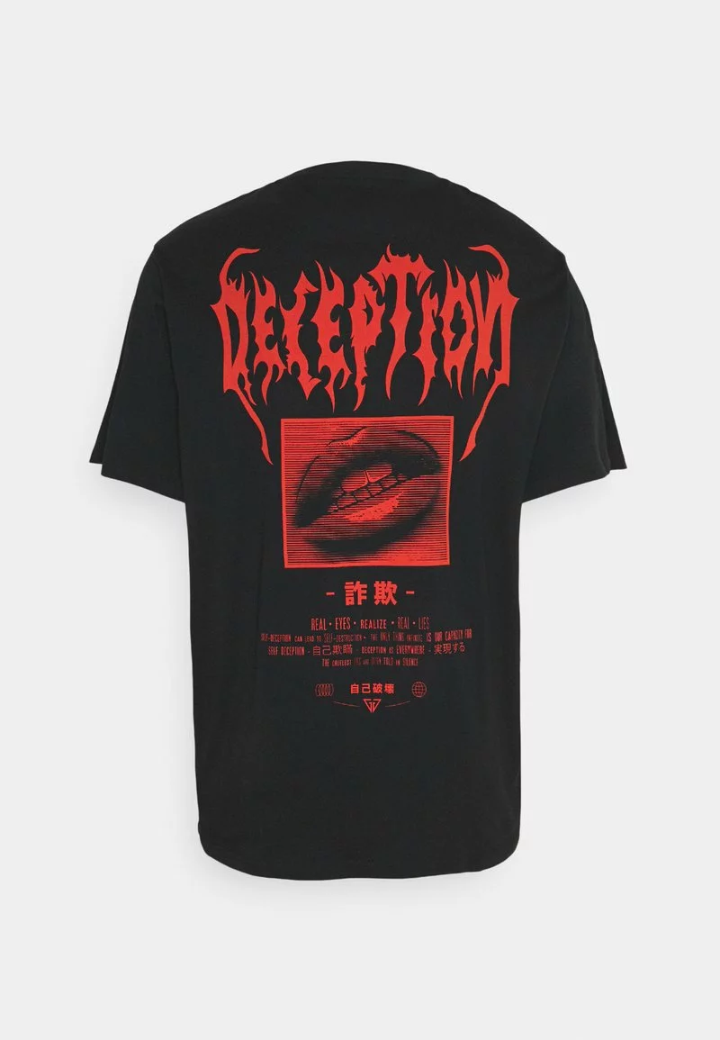 Pier One Uomo T-shirt Con Stampa - Black 4 Pier One Uomo T-shirt Con Stampa - Black - immagine 2