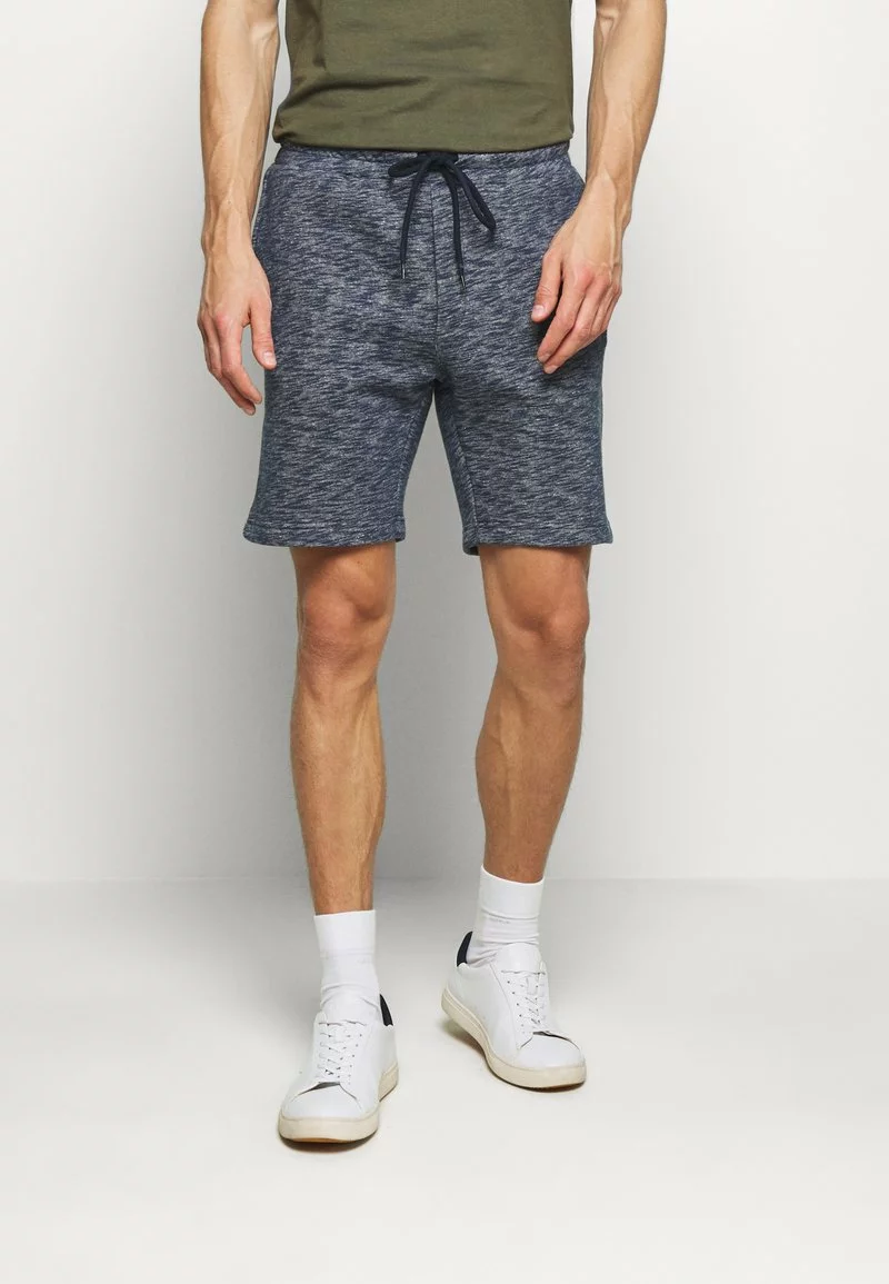 Pier One Uomo Shorts - Mottled Dark Blue 3 Pier One Uomo Shorts - Mottled Dark Blue