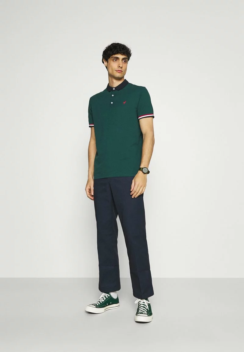 Pier One Uomo Polo - Dark Green 4 Pier One Uomo Polo - Dark Green - immagine 2