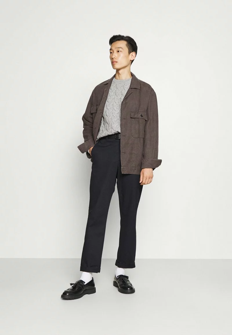 Pier One Uomo Maglione - Mottled Light Grey 4 Pier One Uomo Maglione - Mottled Light Grey - immagine 2