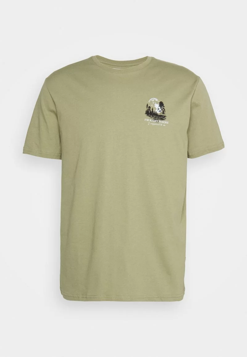 Pier One Uomo MOON SCENE GRAPHIC T-SHIRT - T-shirt Con Stampa - Olive 9 Pier One Uomo MOON SCENE GRAPHIC T-SHIRT - T-shirt Con Stampa - Olive - immagine 7