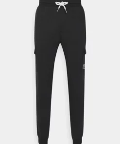 Pier One Uomo CARGO JOGGER - Pantaloni Sportivi - Black