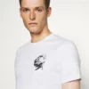 Pier One Uomo T-shirt Con Stampa - White -Offerta Economica Pier One 55b632cba537473898bf90f00327c01b