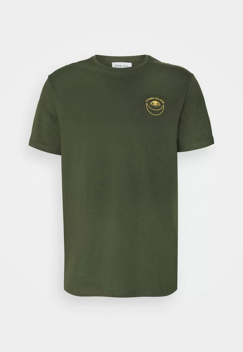 Pier One Uomo T-shirt Con Stampa - Olive 9 Pier One Uomo T-shirt Con Stampa - Olive - immagine 7