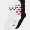 Pier One Uomo VALENTINES SOCK 3 PACK - Calze - Black/red/white -Offerta Economica Pier One 57efcd70db71466d8a3b6be4a83cb1e1