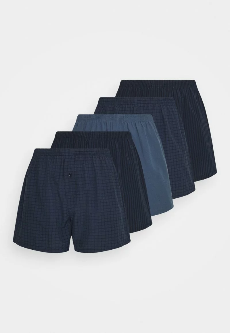 Pier One Uomo 5 PACK - Boxer - Dark Blue/blue 8 Pier One Uomo 5 PACK - Boxer - Dark Blue/blue - immagine 6