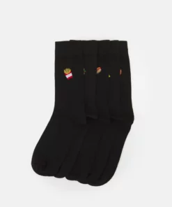 Pier One Uomo 5 PACK - Calze - Black